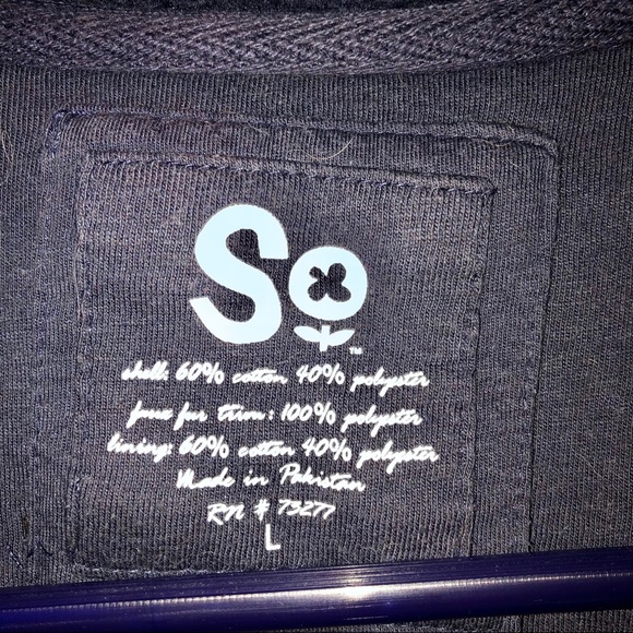 SO Sweatshirt/Jacket with Fluffy Collar - Picture 4 of 4